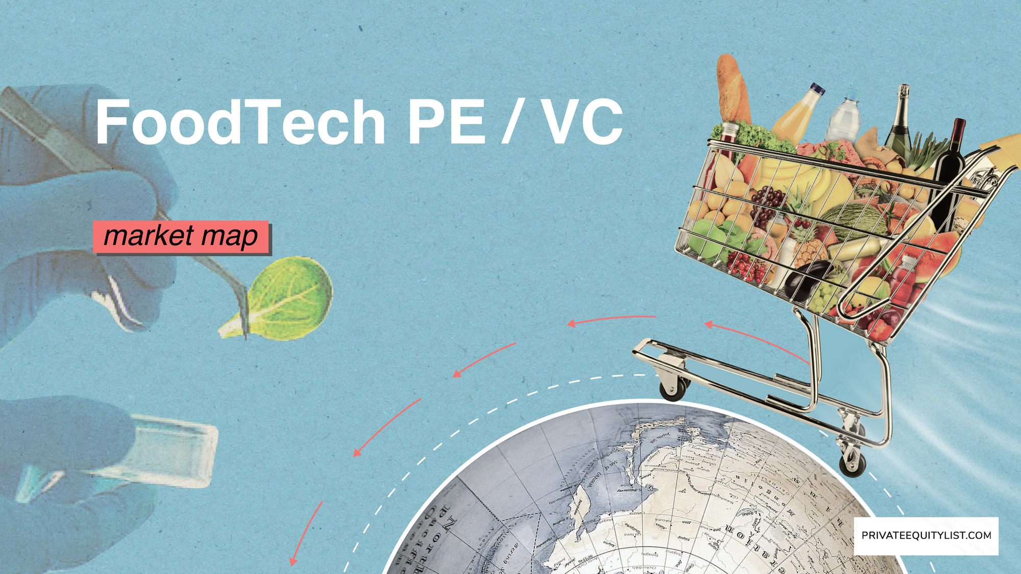 FoodTech (Food Technology) private equity and venture capital (PE & VC) Funds market map with focus on small/mid cap funds